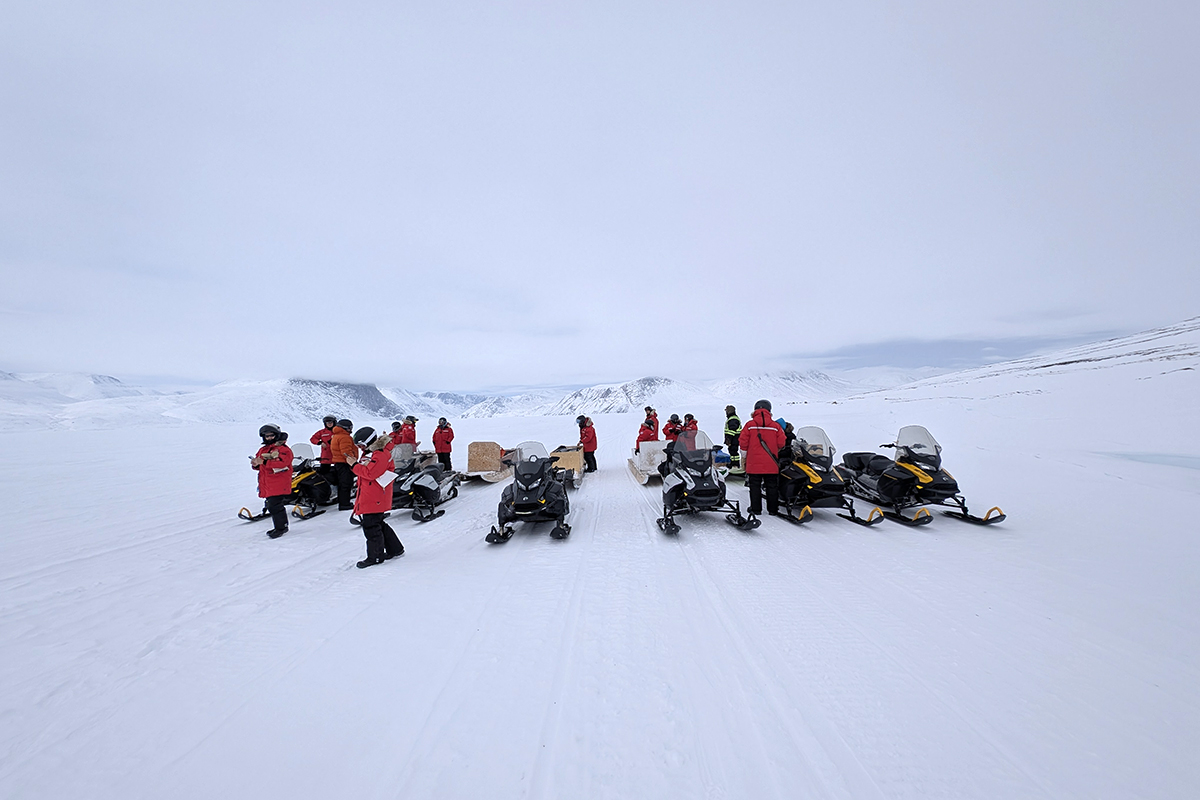 École sur la glace de mer sentinelle nord