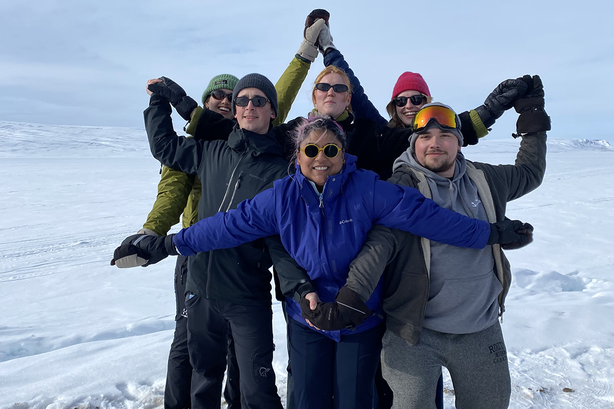 École sur la glace de mer sentinelle nord