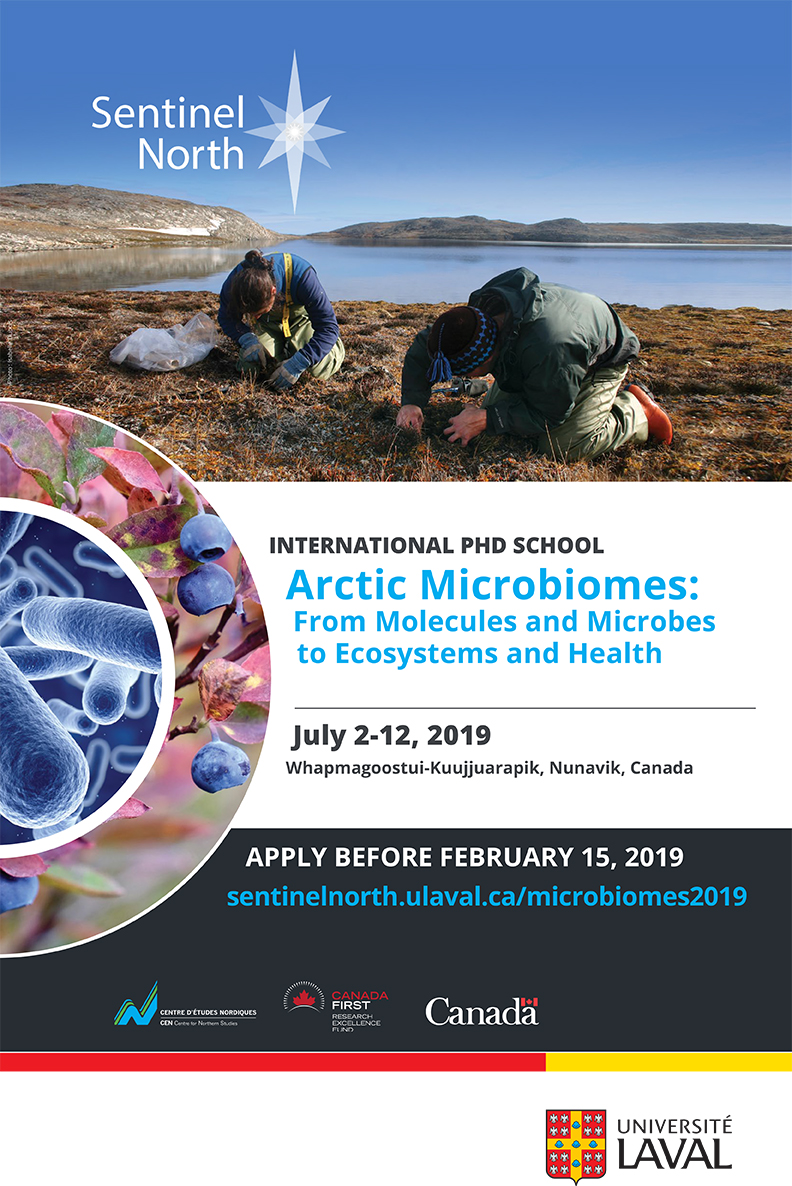 Sentinel North International PhD School on Arctic Microbiomes